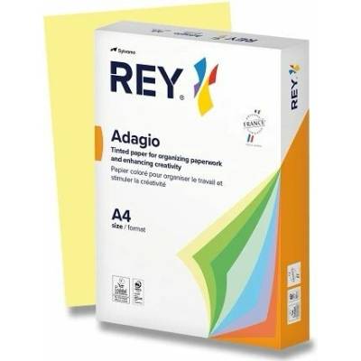 Rey Adagio barevný papír pastelový 500 listů žlutý