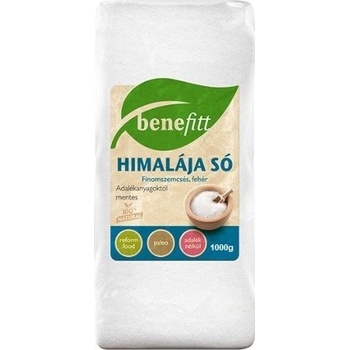 Benefitt himalájská sůl bílá jemná 1 kg