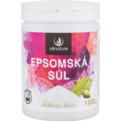 Allnature Epsomská sůl Dubová kůra 1000 g
