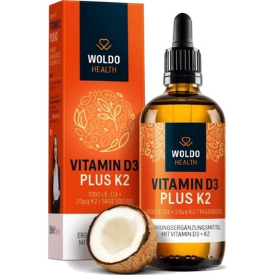 Woldohealth Vitamin D3 + K2 50 ml
