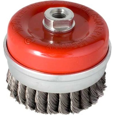 Kartáč hrnkový, copánkový pro úhl.broušení, závit M14x2 100 - S 0,