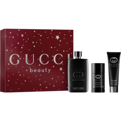 Gucci Guilty Pour Homme Gift Set EDP 90 ml + Shower Gel 50 ml + Deo Stick 75 ml за мъже