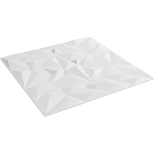 vidaXL Стенни панели 24 бр. 50 x 50 cm Бяло XPS Пяна (42046051)