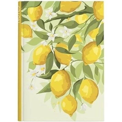 Notes tečky - A5 - lamino - Citrony