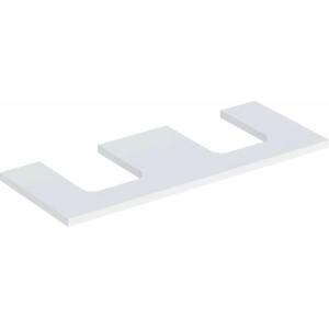 Geberit Плот за мивка Geberit One с двоен изрез 120 см, матово бяло (505.335.00.2)