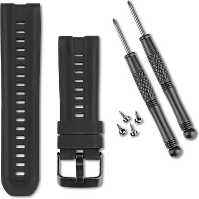 Garmin Каишка Garmin - Silicone, fenix/tactix/quatix/D2, черна (010-11814-07)