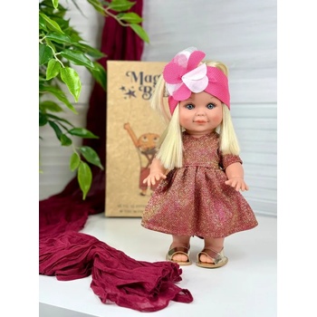 Magic baby: кукла Бети с рокличка и розова лента на главата (MB3172)