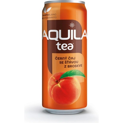 Aquila Tea broskev 24 x 330 ml