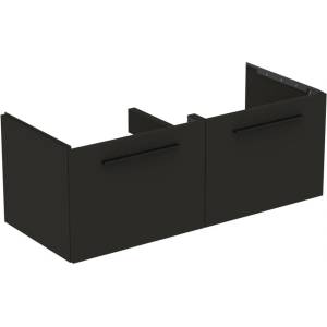 Ideal Standard i. life B стенен долен шкаф, матово карбоново сиво, 2 чекмеджета, 120 см (T5277NV)