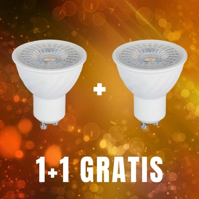 V-TAC Profesionální stmívatelná LED žárovka GU10 6W se širokým úhlem svícení se SAMSUNG čipy, Neutrální bílá 4000 4500K