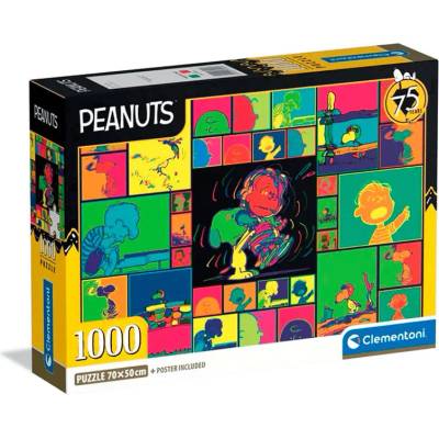 Clementoni - Puzzle Peanuts - Modern Art - 1 000 piese