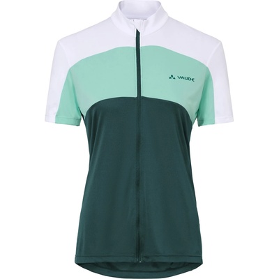 Vaude Дамска фланелка с къс ръкав за колоездене Vaude Women's Matera Full Zip Tricot Cycling jersey - Deep Pond - размер 38 (EU) (156-1318-0913)
