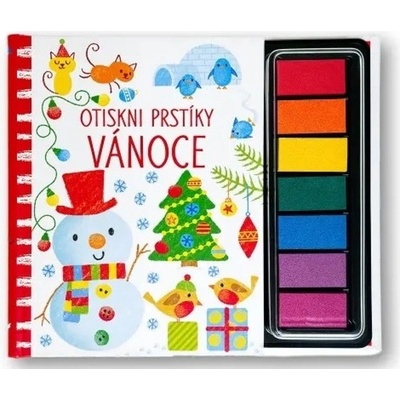 Otiskni prstíky Vánoce Fiona Watt