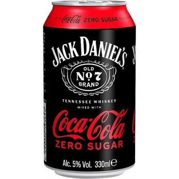Jack Daniel's and Coca-Cola Zero 330 ml