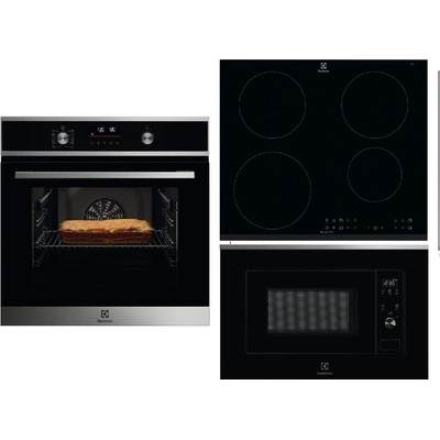 Set Electrolux EOF6P76BX + LIR60433 + LMS2203EMX