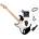 Squier Sonic Stratocaster LH MN Premium SET Black Електрическа китара