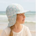 Swim Essentials Swim Essentials: Легионерска шапка с UV защита UPF50+ - "Green Flowers (SWE-2024SE1364)