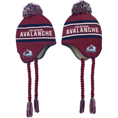 Outerstuff Colorado Avalanche Jacquard Tassel Knit With Pom