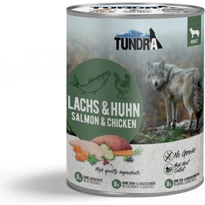 TUNDRA grain free - консерва за кучета със сьомга и пиле, БЕЗ ЗЪРНО, 800 гр, Германия - 602ve