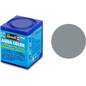 Revell Акрилна боя, Revell, Aqua Color, Сиво мат, 18 мл (R36143)