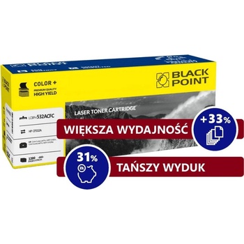 Compatible LCBPH532ACFY жълт тонер за принтер, 1200 страници (BLHCF532AY)