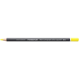 STAEDTLER Акварелен цветен молив, шестоъгълен, STAEDTLER "Mars Lumograph 104", жълт 104-1 (104-1)