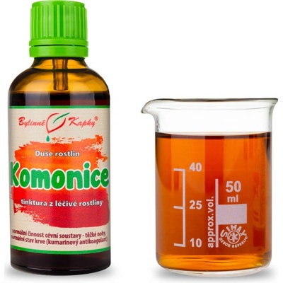 Bylinné kapky Komonica kvapky Duša rastlín tinktúra 50 ml