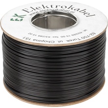 Elektrokabel SMYp 2 x 0,75 mm čierny 100 m