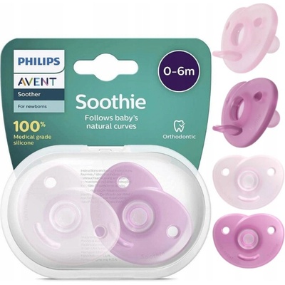 Avent Soothie růžová
