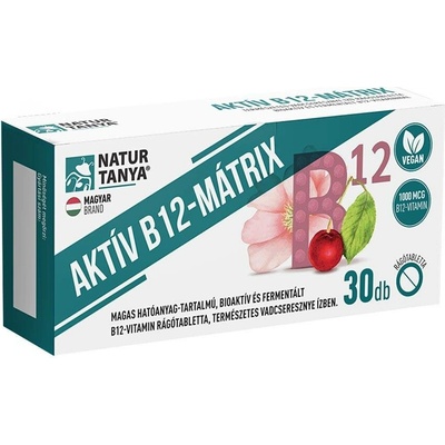 Natur Tanya Active B12 Matrix 30 žvýkacích tablet Příchuť: Wild Cherry