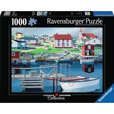 Ravensburger Пъзел Ravensburger от 1000 части - Пристанище Грийнспонд (12000558)