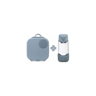 B.box Box na občerstvenie stredný + Fľaša Sport na pitie 450 ml set chill out