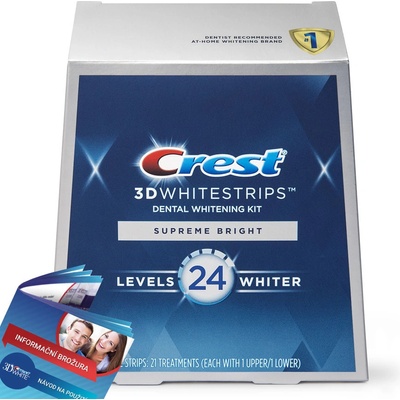 Crest 3D White SUPREME BRIGHT 42 ks – Zboží Dáma