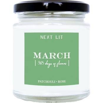 Image 1 of With Scent of Books Ароматна свещ Next Lit 365 Days of Flames - March (NL028)