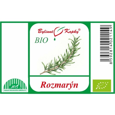Rozmarín bio bylinné kvapky tinktúra 50 ml