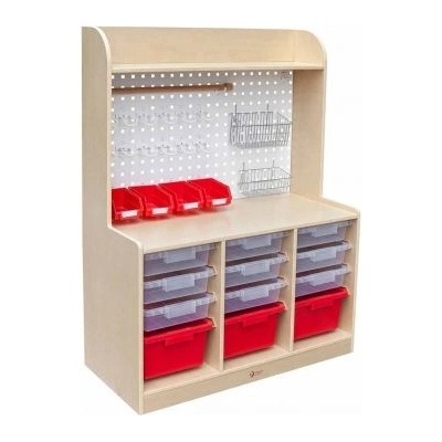 Classic world - Дървен шкаф за съхранение на играчки и инструменти (CWE54075)