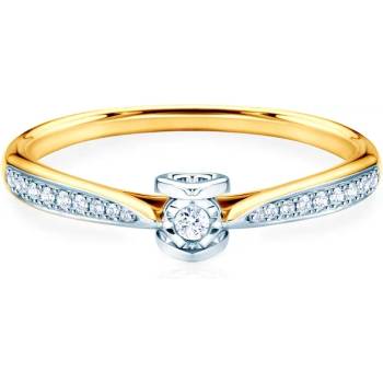 Image 1 of SAVICKI Годежен пръстен Savicki: двуцветно злато, диаманти