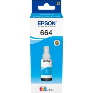 Epson Тонер касета, EPSON, 100 мл, Cyan (C13T664240)