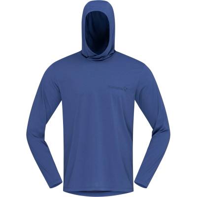 Norrøna Мъжка спортна тениска Norrøna Femund Tech Hood Sport shirt - Vintage Indigo - размер XXL (216-8321-0315)