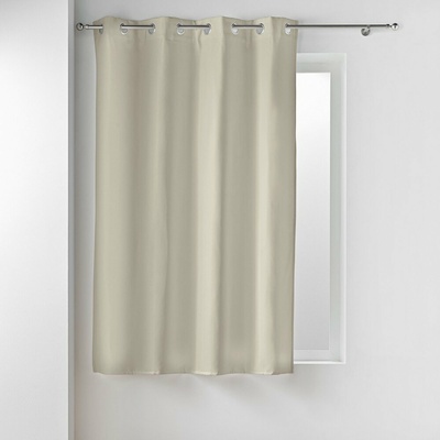 Béžový termo/dimout záves z mikrovlákna 135x180 cm Micropolar – douceur d'intérieur