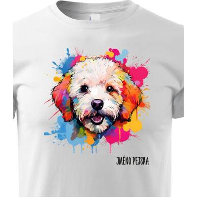Dětské tričko Bišon Bílá Canvas Dětské tričko 2429