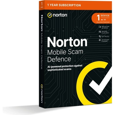 Norton Mobile Scam Defense 1 lic. 1 rok ESD (21486554)