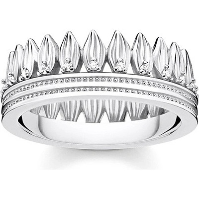 Thomas Sabo prsteň Listy koruna TR2282 051 14 52 Sterling silver