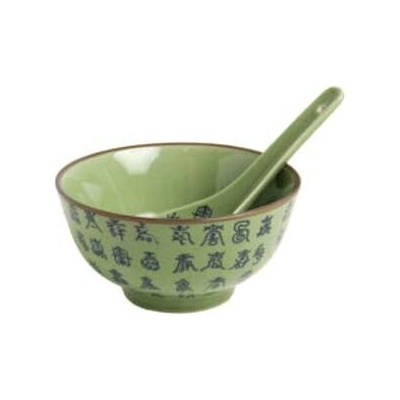 Ervaar Japan Porcelánová miska Celadon + lžička 11,5 cm