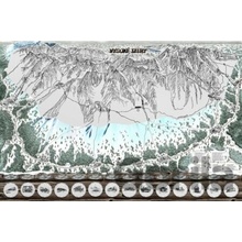 Giftio Stírací mapa Vysoké Tatry Deluxe XL, Zimní edice