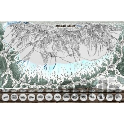 Giftio Stírací mapa Vysoké Tatry Deluxe XL, Zimní edice