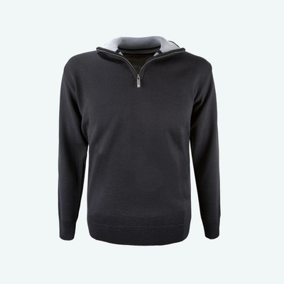 Kama 4105 pánský merino svetr černá