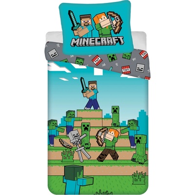 Jerry Fabrics bavlna obliečky Minecraft "We got this" 140x200 70x90