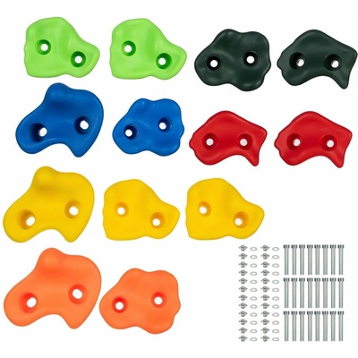 Kruzzel 25396 Lezecké úchyty kameny plastové 15 ks – Zbozi.Blesk.cz