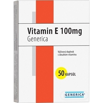 Generica Vitamín E 100 mg 50 kapsúl
